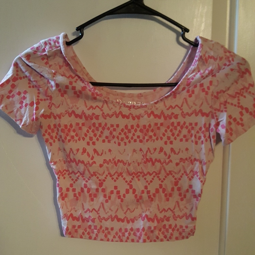 Pink Crop Top